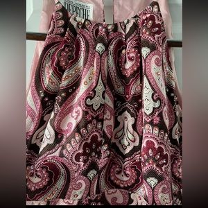 Yves Cossette Depeche Mode 100% Silk Lined Dress 14 Worn Once Beaded EUC paisley